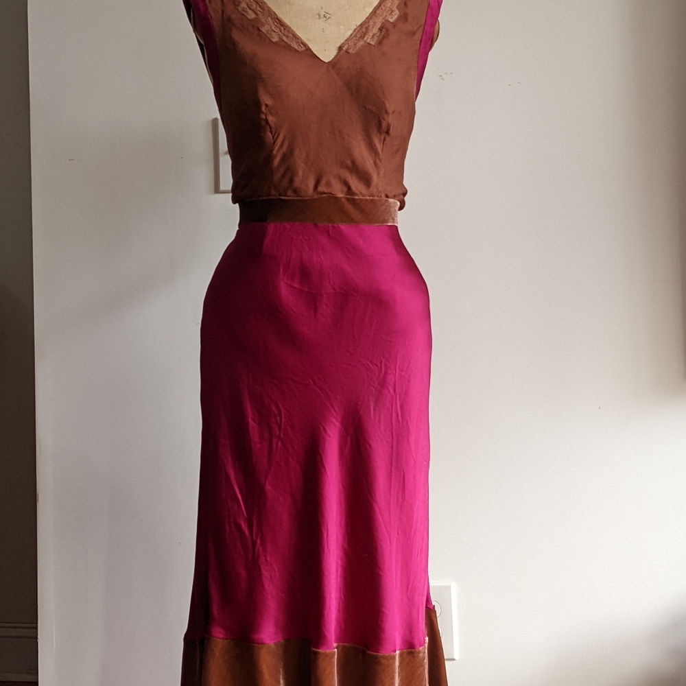 Alberta Ferretti open back gorgeous silk dress 6